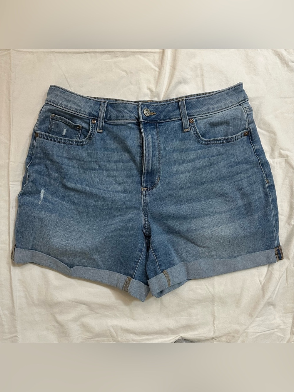 Sonoma Light Blue Rolled Cuff Denim Shorts Sz. 12